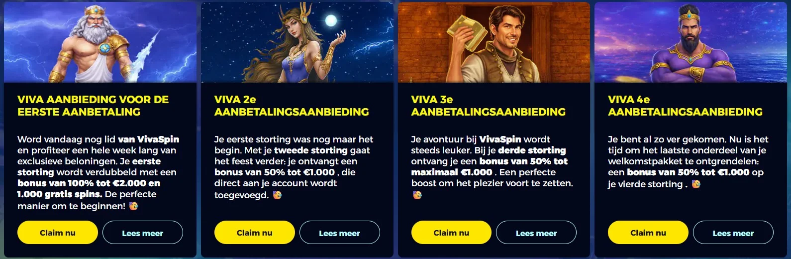 VIva Spin Casin bonus