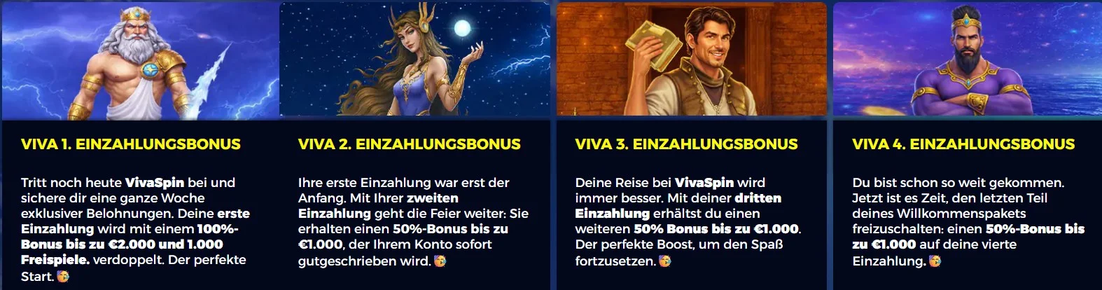 VIva Spin Boni und laufende Aktionen